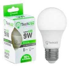 LAMPADA LED BULBO 9W 6500K E27 TECHLUZ