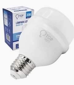 Kit Lâmpada Bulbo Led 30w T70 Branco Frio 6500k Bivolt E27