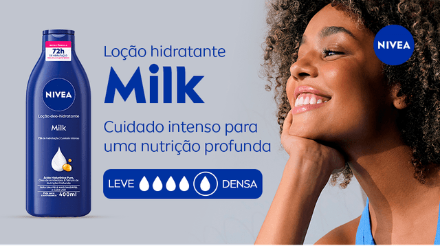 NIVEA Loção Deo-Hidratante Milk 400ml