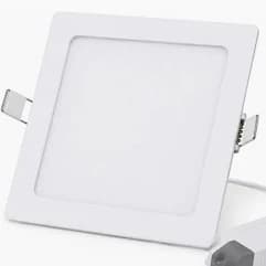 LUMINÁRIA led Plafon Quadrado EMBUTIR 12w 22x22cm - megace