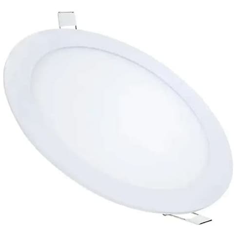 Plafon Painel Led Redondo Embutir 18w 6500k Ultra Slim 22cm